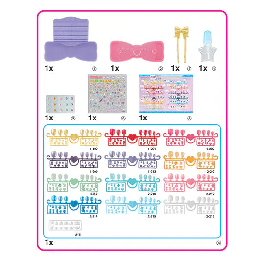 Aquabeads Aquanails Nail Studio Design 'N Diplay Kit