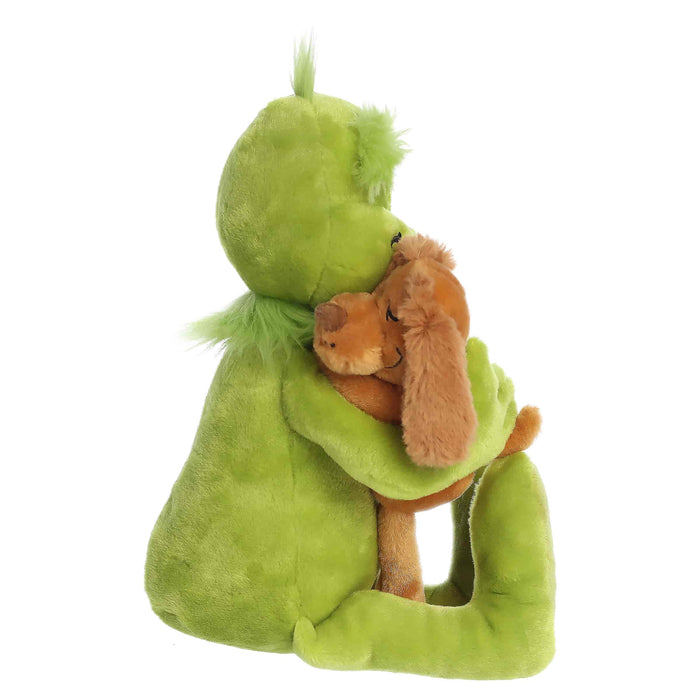 Aurora Plush 12 Inch Dr. Suess Holiday Hugs Grinch Plush Toy