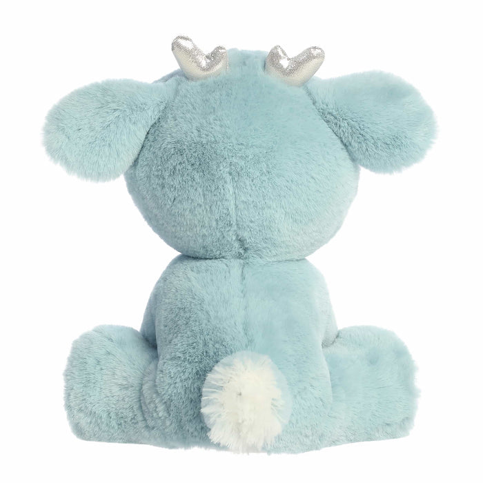 Aurora Plush 13 Inch Dashing Reindeer Blue Plush Toy