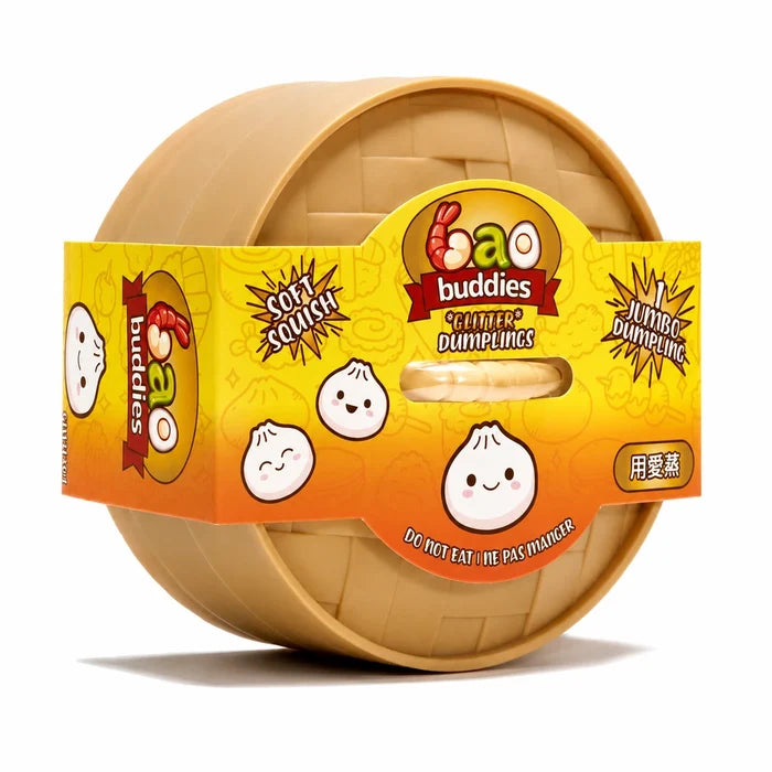 Bao Buddies Mystery Dumpling Rare Glitter - Squishy Sensory Toy