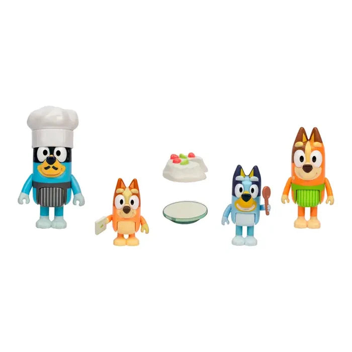 Bluey Let's Play Pavlova Mini Figure 4-Pack