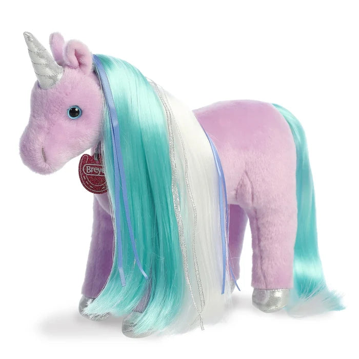 Breyer Mane Events 12 Inch Twilight the Purple Unicorn Plush Toy