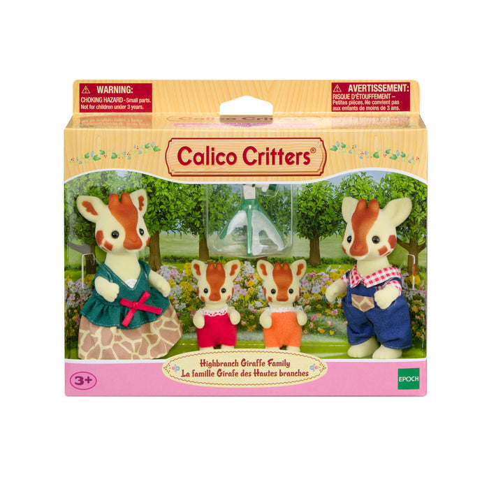 Calico Critters Highbranch Giraffe Family