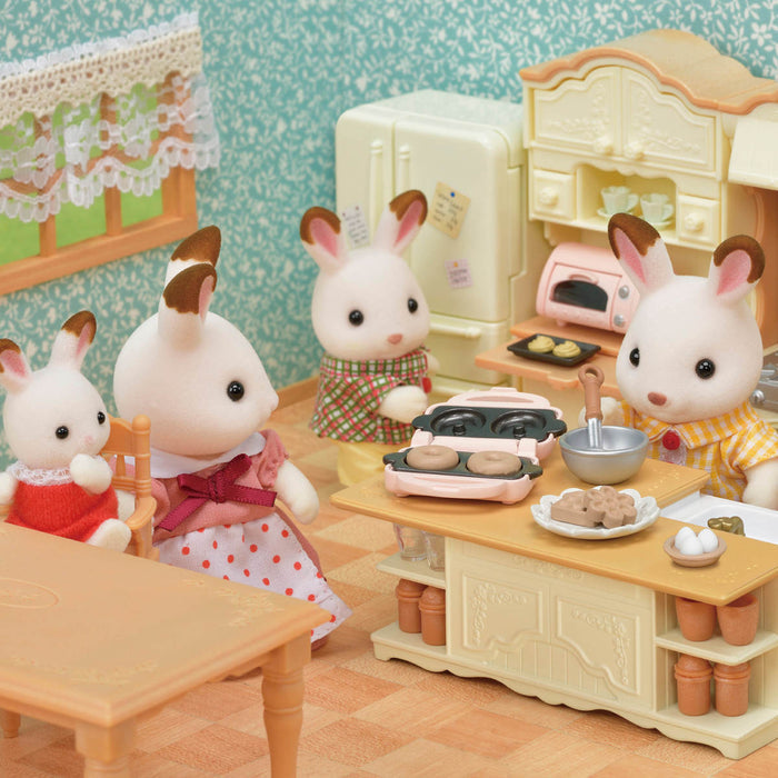 Calico Critters Kitchen Island Furniture and Accessories Set