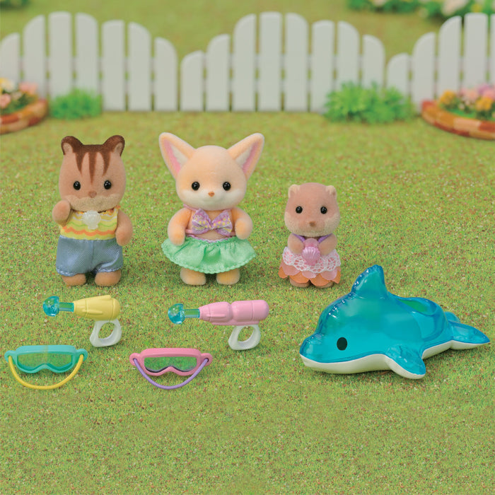 Calico Critters Nursery Friends Pool Fun Trio Set