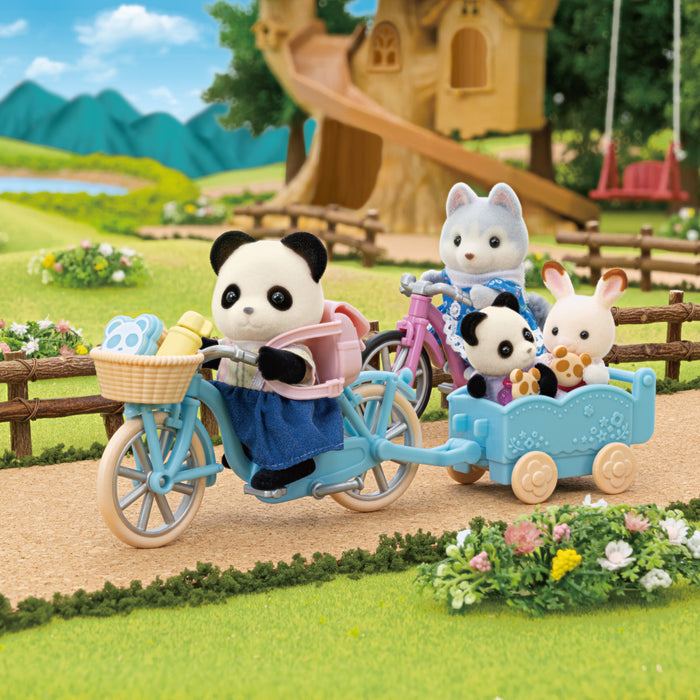 Calico Critters Panda Cycle and Skate Set