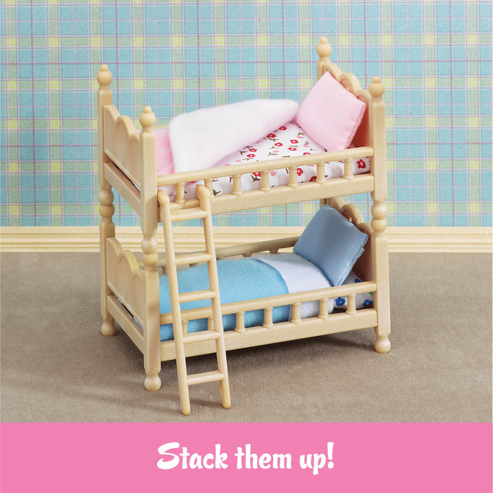 Calico Critters Stack & Play Beds Furniture and Accessories Set