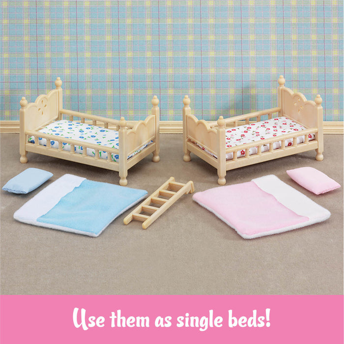 Calico Critters Stack & Play Beds Furniture and Accessories Set