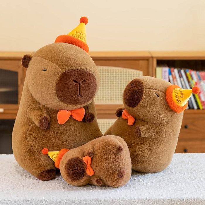 Cappy: Happy Birthday Capybara Plushie - Goodlifebean Stuffed Animals