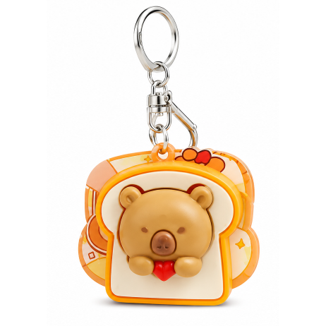Clicker Chumz Capybara Toast Fidget Sensory Clicking Toy