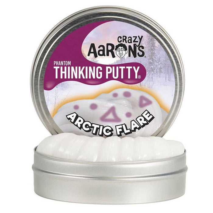 Crazy Aarons Arctic Flare Glowbrights® Full Size 4 Inch Thinking Putty Tin