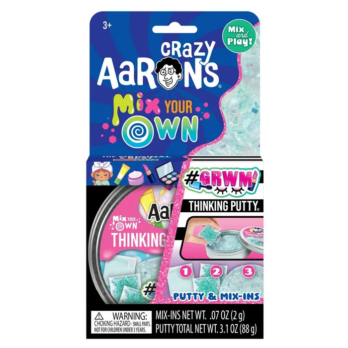 Crazy Aarons #GRWM Mix It Full Size 4 Inch Thinking Putty Tin