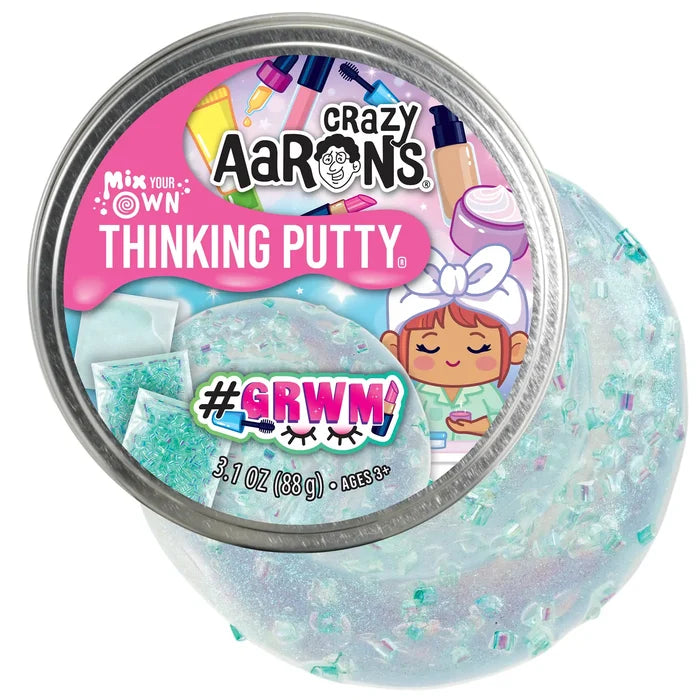 Crazy Aarons #GRWM Mix It Full Size 4 Inch Thinking Putty Tin