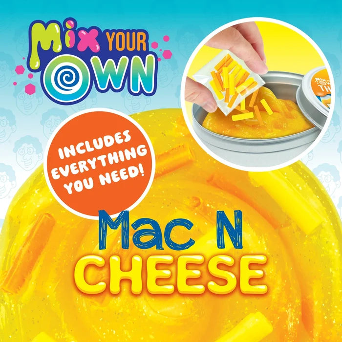 Crazy Aarons Mac & Cheese Mix It Full Size 4 Inch Thinking Putty Tin