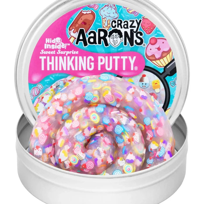 Crazy Aarons Sweet Surprise Hide Inside Full Size 4 Inch Thinking Putty Tin