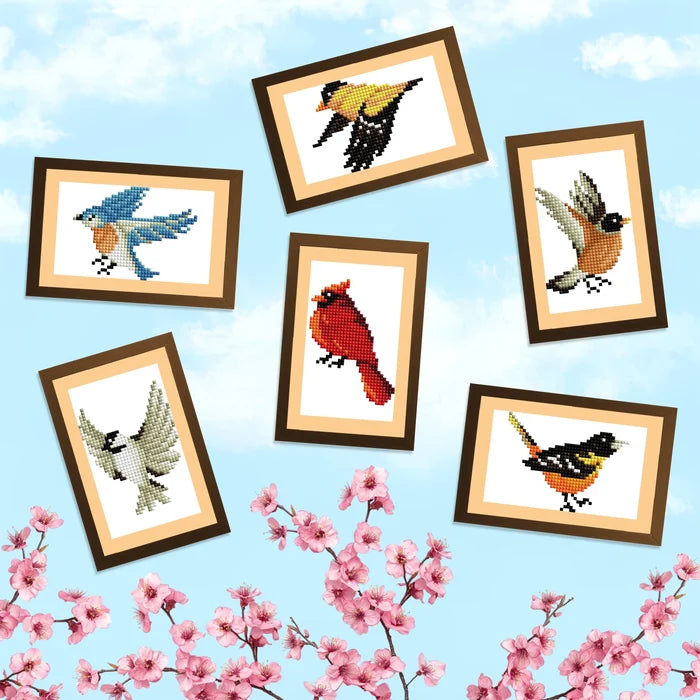 Diamond Art Club Mini Dazzles - Birds Diamond Painting Kit