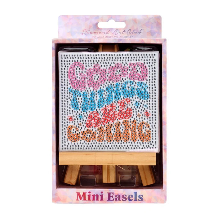 Diamond Art Club Mini Easels - Good Things Are Coming Diamond Painting Kit