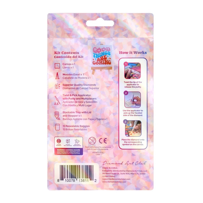 Diamond Art Club Mini Easels - Good Things Are Coming Diamond Painting Kit