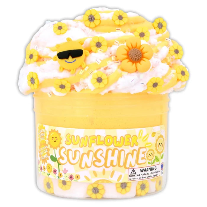 Dope Slimes 8 oz Sunflower Sunshine Slime - Owl & Goose Gifts
