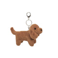 Douglas 5 Inch Dachshund Dog Bag Charm Plush Clip