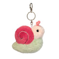 Douglas 5 Inch Snail Bag Charm Plush Clip