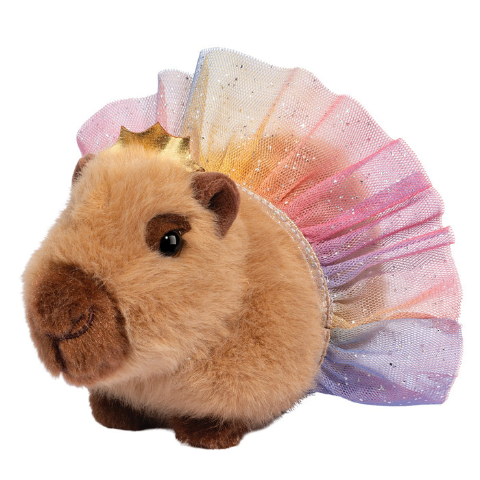 Douglas 7 Inch Capybara with Tutu Plush Toy