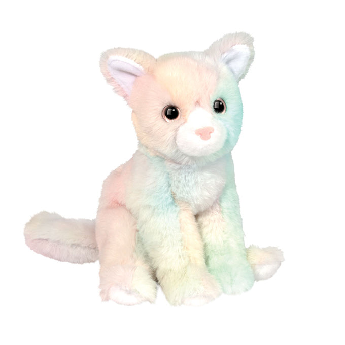 Douglas 7 Inch Pixie the Rainbow Cat Mini SOFT Plush Toy