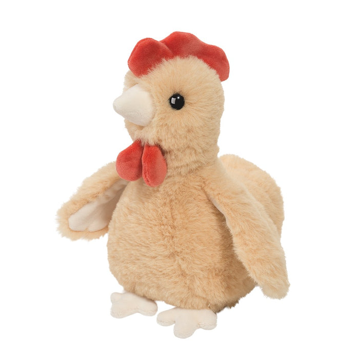 Douglas 7 Inch Rickie the Gold Chicken MINI Soft Plush Toy