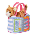 Douglas 7 Inch Sardines Sassy Sak with Orange Cat Plush Toy