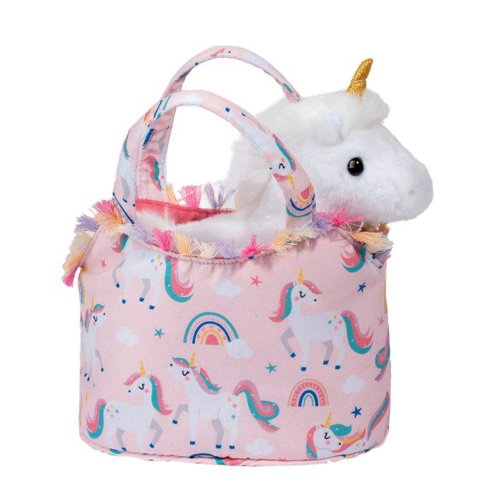 Douglas 7 Inch Unicorn Sassy Sak Plush Toy