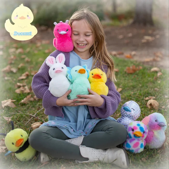 Duckeez 7 Inch Tidbit the Axolotl Duck Plush Toy by Beverly Hills Teddy Bear Company