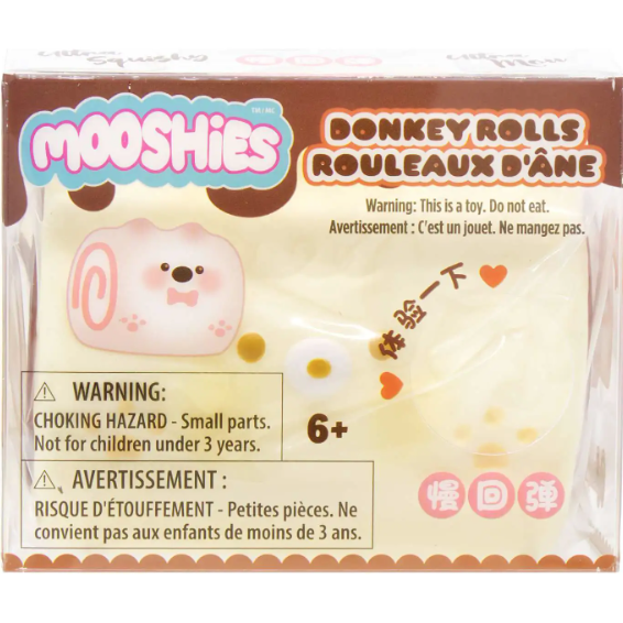 Fluffmellies 3.5 Inch Donkey Rolls - Scented Slow Rise Squishy Toy
