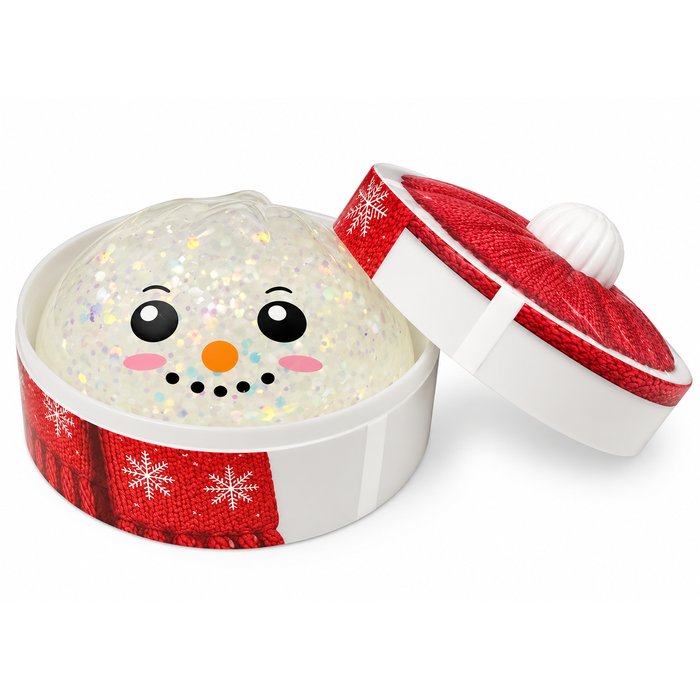 Fun Doh 4 Inch Merry Squishmas Christmas Dumpling Squishy Sensory Toy - Assorted