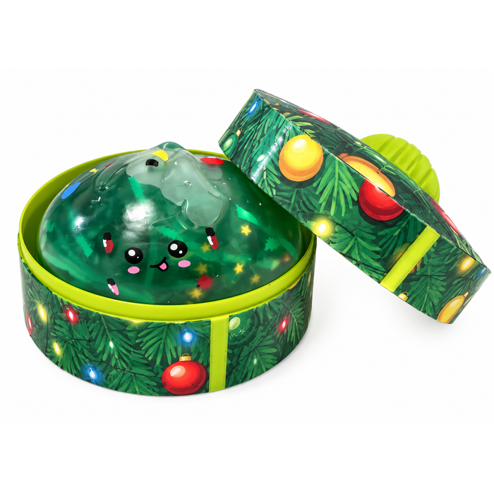 Fun Doh 4 Inch Merry Squishmas Christmas Dumpling Squishy Sensory Toy - Assorted