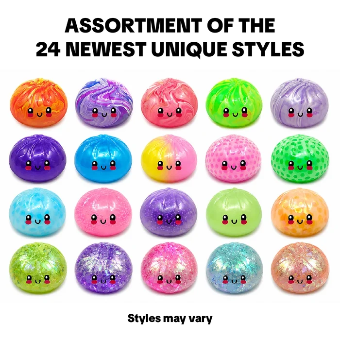 Fun Doh 4 Inch Mystery Dumpling Collectable Steamer SERIES 2 Glampling Squishy Toy
