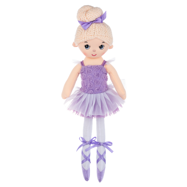 Ganz 16 Shimmer Tutu Twirls Ballerina Plush Doll Toy - Purple