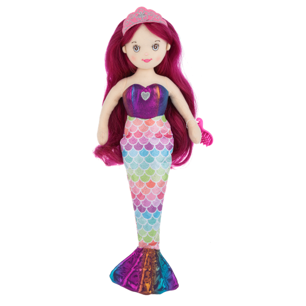 Ganz 18 Shimmer Cove Mermaid Plush Doll Toy - Cordelia