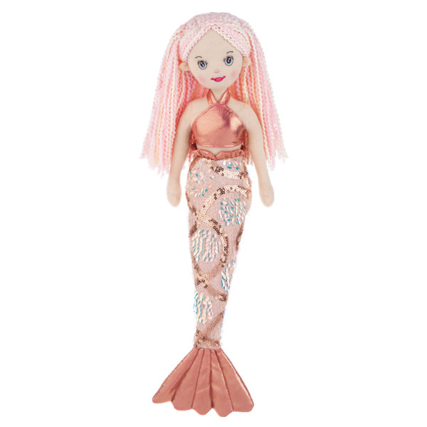 Ganz 18 Shimmer Cove Mermaid Plush Doll Toy - Gemma