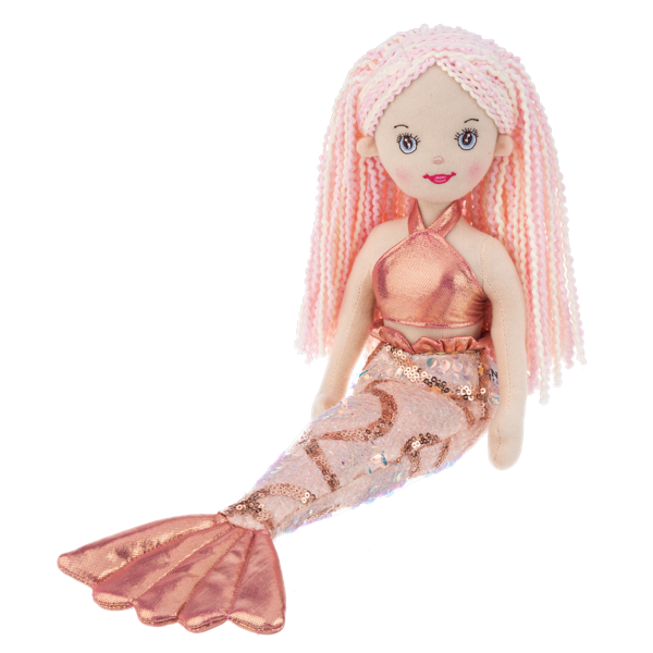 Ganz 18 Shimmer Cove Mermaid Plush Doll Toy - Gemma
