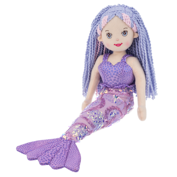 Ganz 18 Shimmer Cove Mermaid Plush Doll Toy - Nahla