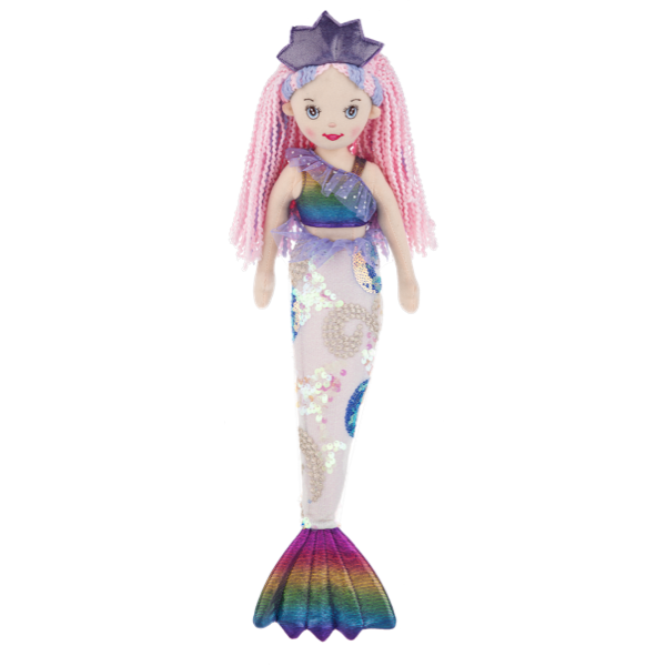Ganz 18 Shimmer Cove Mermaid Plush Doll Toy - Rain