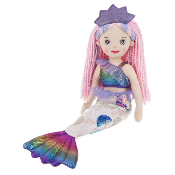 Ganz 18 Shimmer Cove Mermaid Plush Doll Toy - Rain