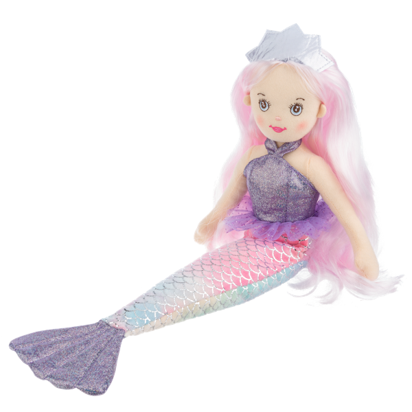 Ganz 18 Shimmer Cove Mermaid Plush Doll Toy - Seaphina