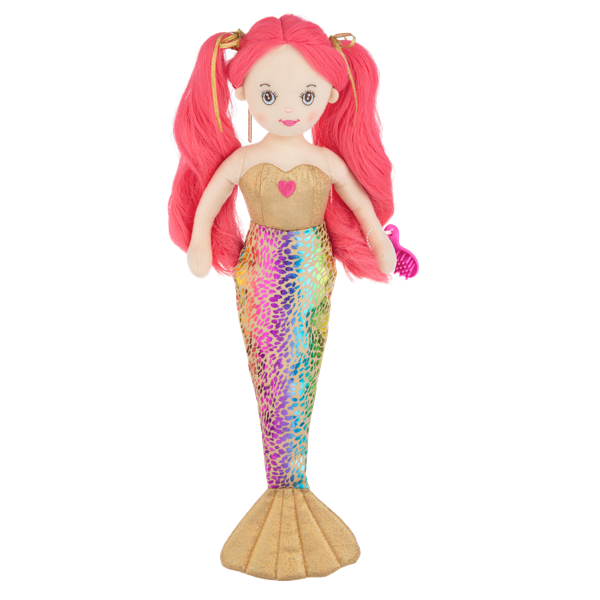 Ganz 18 Shimmer Cove Mermaid Plush Doll Toy - Tallulah