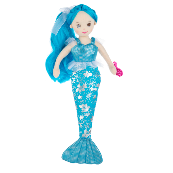 Ganz 18 Shimmer Cove Mermaid Plush Doll Toy - Zarya