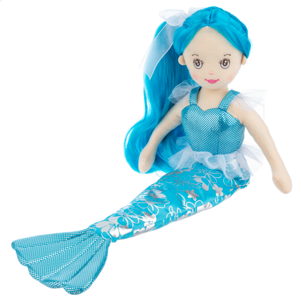 Ganz 18 Shimmer Cove Mermaid Plush Doll Toy - Zarya