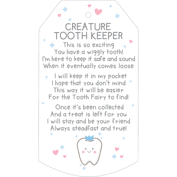 Ganz 7 Inch Creature Tooth Keeper Plush Toy - Blue