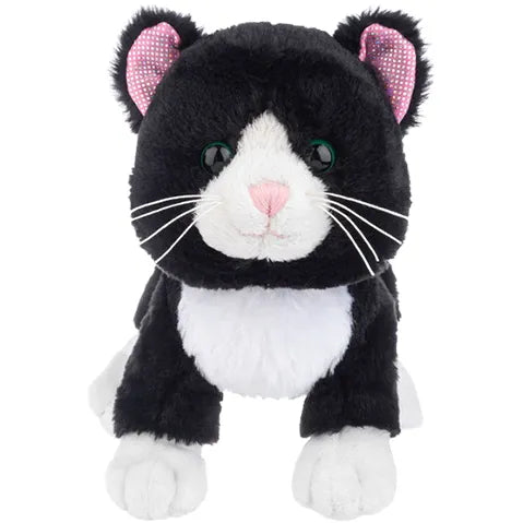 Ganz Webkinz 20th Anniversary 8.5" Plush Toy - Black & White Cat