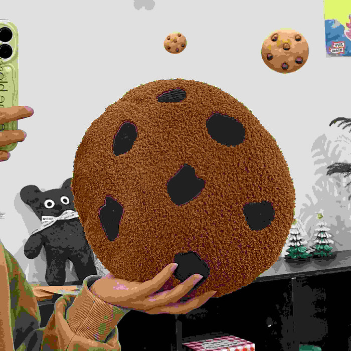 Giant Choco Chip Cookie Plush Pillow - Goodlifebean stuffed animals