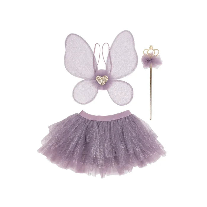 Great Pretenders Royal Fairy Princess Skirt Set - Size 4-6 - Purple
